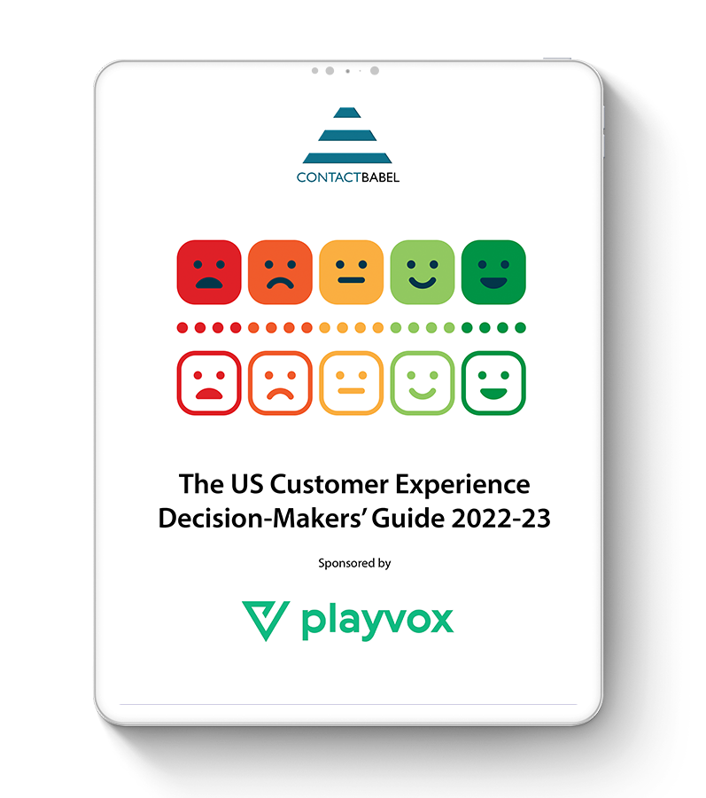 ContactBabel’s US Customer Experience Decision Makers’ Guide