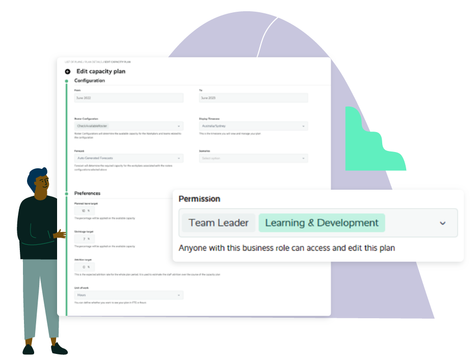 Workforce Management (WFM) Capacity Planner